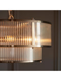 Gallery Home antique brass pendant light 5-light, UK version