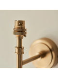 Gallery Home Brushed Brass Chester Wall Light, imported from the UK