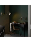 Gallery Home table lamp bright nickel 36.5cm, UK version