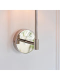 Gallery Home polished nickel Sancerre wall light, UK version
