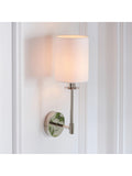 Gallery Home polished nickel Sancerre wall light, UK version