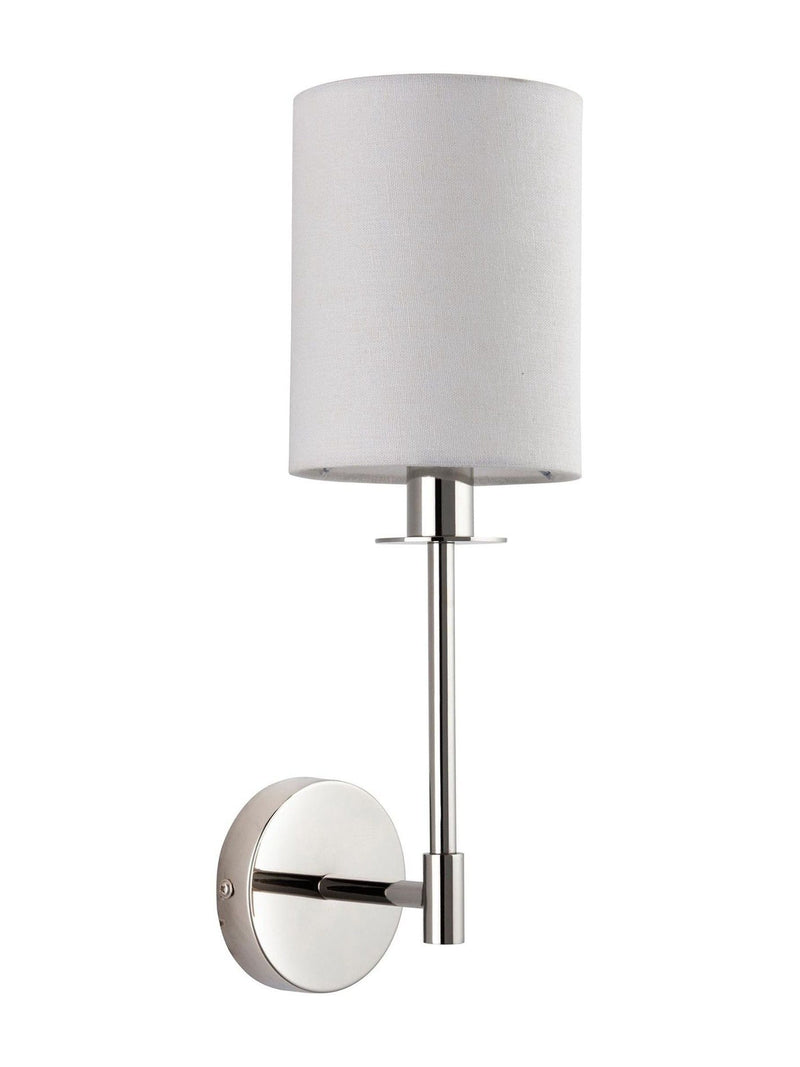 Gallery Home polished nickel Sancerre wall light, UK version