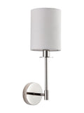 Gallery Home polished nickel Sancerre wall light, UK version