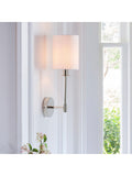 Gallery Home polished nickel Sancerre wall light, UK version