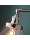 Gallery Home bright nickel Hansen floor lamp (British brand)