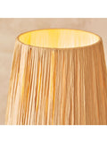 Gallery Home table lamp with raffia shade (British brand)