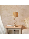 Gallery Home table lamp with raffia shade (British brand)