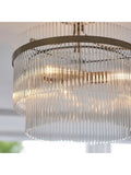 Gallery Home antique brass Marietta ceiling light 40cm (British brand)