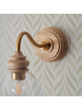 Gallery Home wall light Natural Ash Cotswold - British product