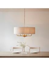 Next Gallery Home Vintage Brass Highclere 8 Pendant Ceiling Light- Buy online at McGrocer