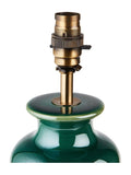 Gallery Home Gloss Green Monroe Table Lamp, imported from the UK