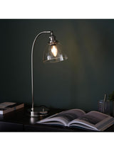 Next Gallery Home Bright Nickel Hansen Table Lamp- Buy online at McGrocer