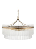 Gallery Home Marietta large pendant ceiling light in antique brass (British brand)