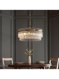 Gallery Home Marietta large pendant ceiling light in antique brass (British brand)