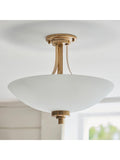 Gallery Home Brass Welles 3 light ceiling light - British product