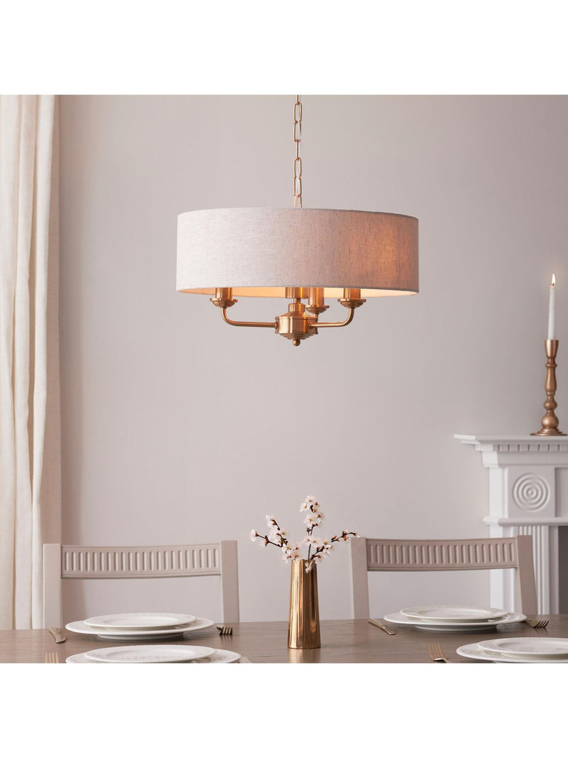 Gallery Home Highclere vintage brass pendant - British product