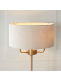 Gallery Home Highclere vintage brass table lamp 50cm (British brand)