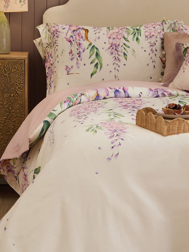 Voyage Maison Purple Mariposa Oxford Edge duvet cover set (British brand)