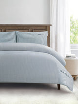 Next U.S. Polo Assn. True Navy Pure Cotton Stripe Duvet Set- Buy online at McGrocer