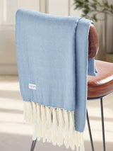 Next U.S. Polo Assn. Troposphere Luxury Herringbone Throw 130cm x 170cm- Buy online at McGrocer