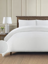 Next U.S. Polo Assn. Bright White Pure Cotton Classic Seersucker Duvet Set- Buy online at McGrocer