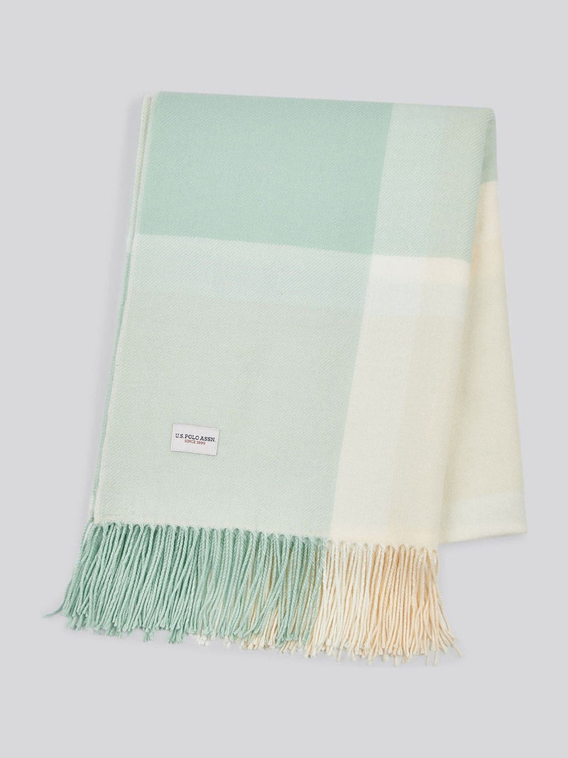 U.S. Polo Assn. Harbour Grey throw, UK version