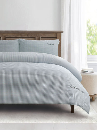 Next U.S. Polo Assn. Tornado Pure Cotton Gingham Duvet Set- Buy online at McGrocer