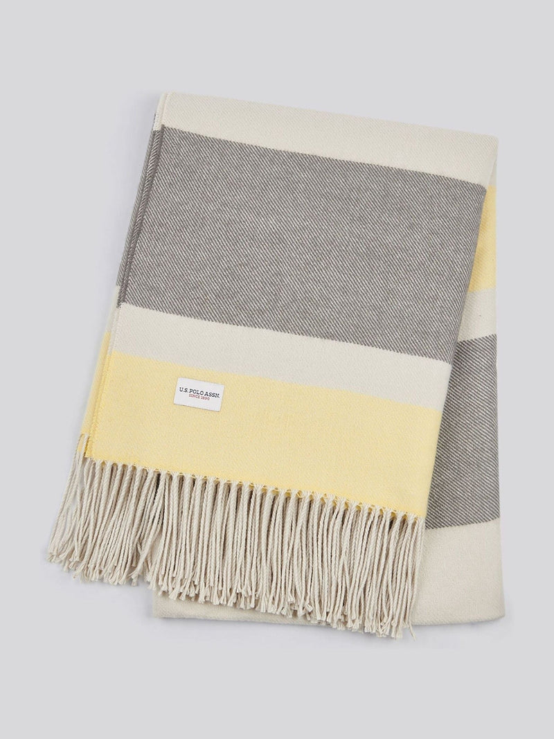 U.S. Polo Assn. Breton stripe throw (British brand)