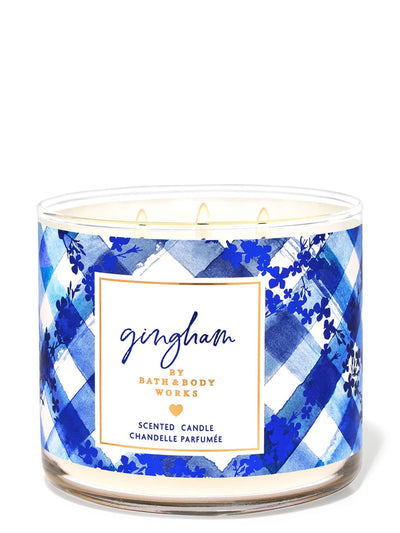 Bath & Body Works Gingham Original 3 Wick Candle 411g