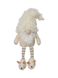 Decoris Cream Christmas Gonk plush ornament, UK version