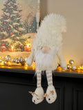 Decoris Cream Christmas Gonk plush ornament, UK version