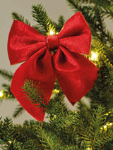 Next Decoris Red Christmas Bow Tree Decorations Set of 3- Buy online at McGrocer