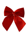 Decoris red Christmas bows set of 3 - British product