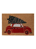 Decoris doormat car Christmas tree design 60x40 cm (British brand)
