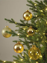 Next Decoris Gold Tone Pack of 21 Glass Christmas Baubles- Buy online at McGrocer