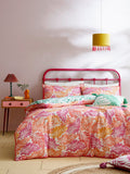Appletree Pink Carmen duvet cover set - British product