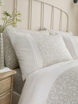 Next Dreams & Drapes Natural Tess Easy Care Duvet Cover Set- Buy online at McGrocer