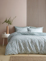 Appletree Green Emile Jacquard Duvet Cover Set