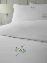 Next Serene Green Emily Embroidery Duvet Cover Set- Buy online at McGrocer