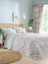 Next Dreams & Drapes Green Palais Quilted Bedspread 195 x 230 cm- Buy online at McGrocer