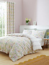 Dreams & Drapes Lilac Edith Easy Care Duvet Cover Set