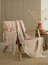 Next Appletree Terracotta Myan Throw 180cm x 130cm- Buy online at McGrocer