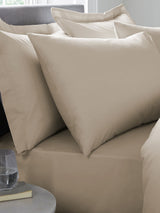 Next Appletree Natural Plain Dye 100% Cotton Luxury Housewife Pillowcases- Buy online at McGrocer