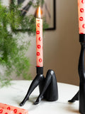Rockett St George Gold Leg Taper Candle Holder