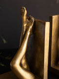 Rockett St George Gold Leg Bookend, imported from the UK