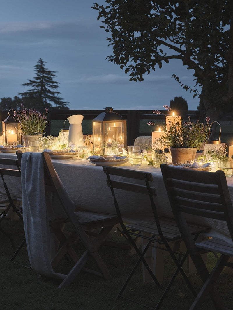Lights4fun natural waterproof outdoor candles, UK version