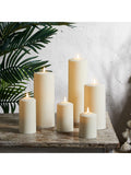 Lights4fun natural waterproof outdoor candles, UK version