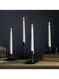Lights4fun TruGlow natural taper candles set of 4 22cm, UK version