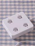 Lights4fun set of 4 natural rechargeable taper candles 25 cm, UK version