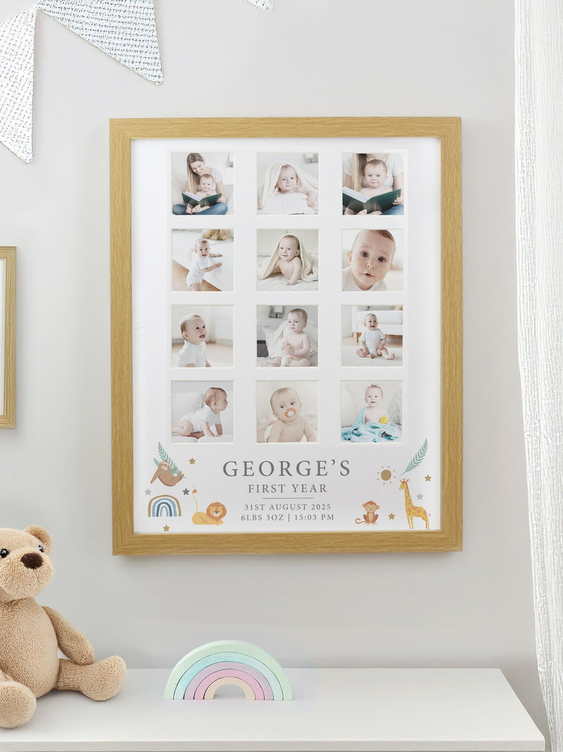 PMC Personalised Animals Photo Frame 38.3cm x 30.6cm, imported from the UK